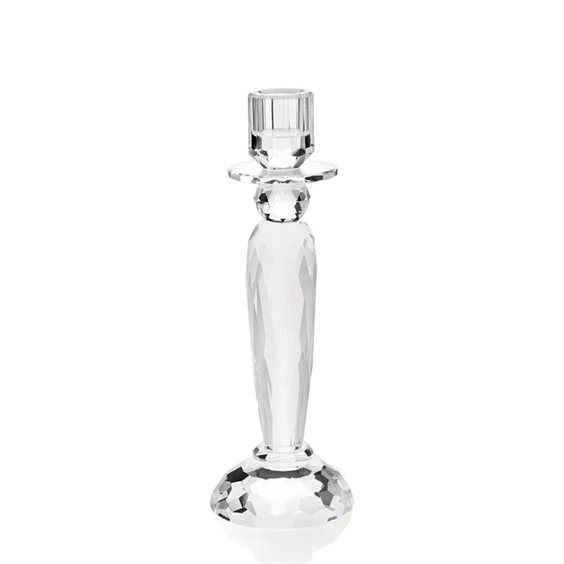 Porta velas Ottaviani in Cristal 800295 CANDELIERE CRISTALLO H. CM. 23 - 800295 CANDELIERE CRISTALLO H. CM. 23